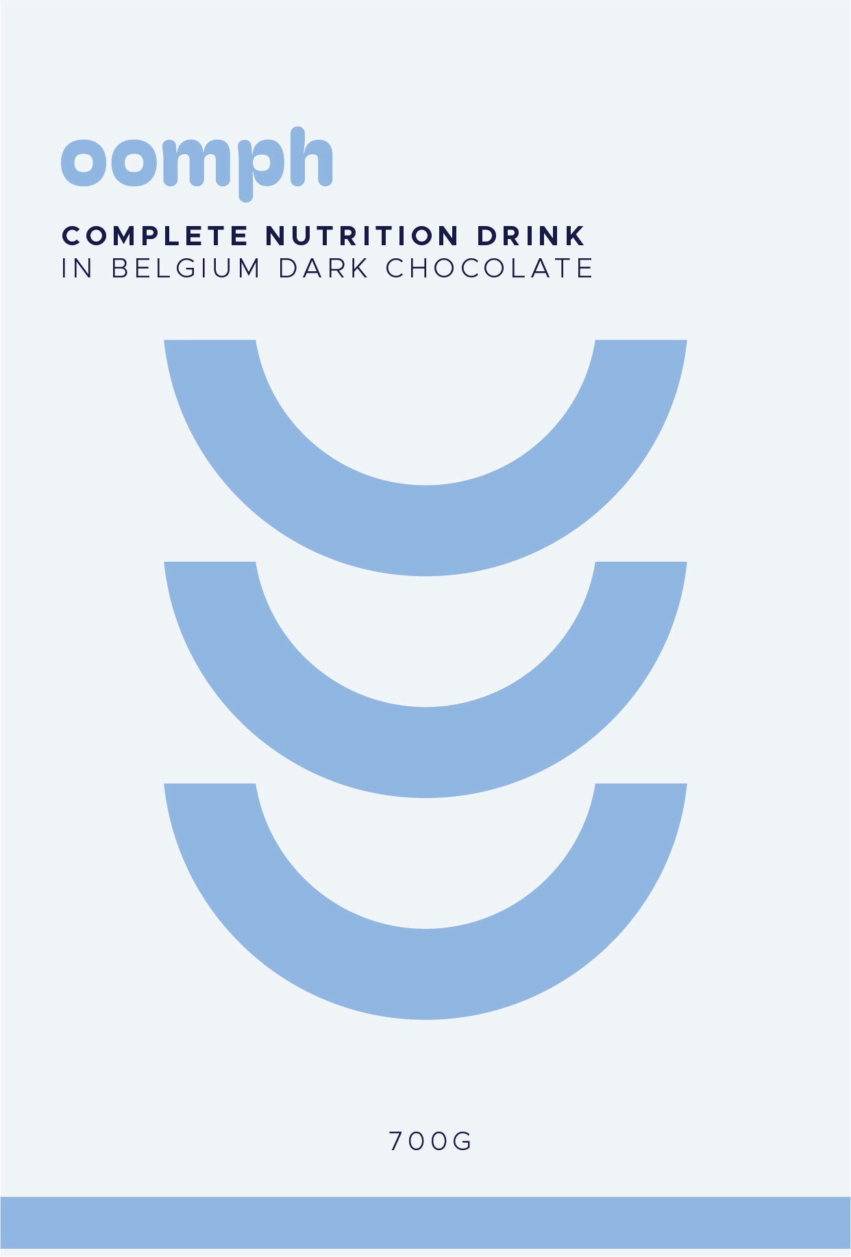 OOMPH Complete Nutrition Drink in Belgium Dark Chocolate 700g