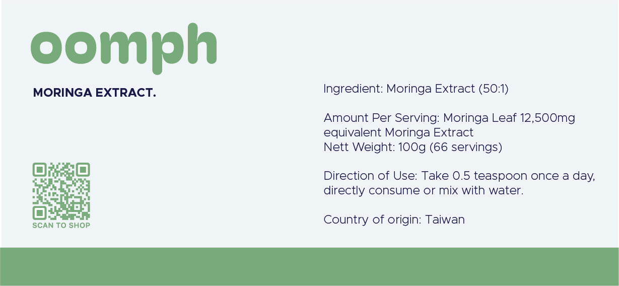 OOMPH Moringa Extract 100g