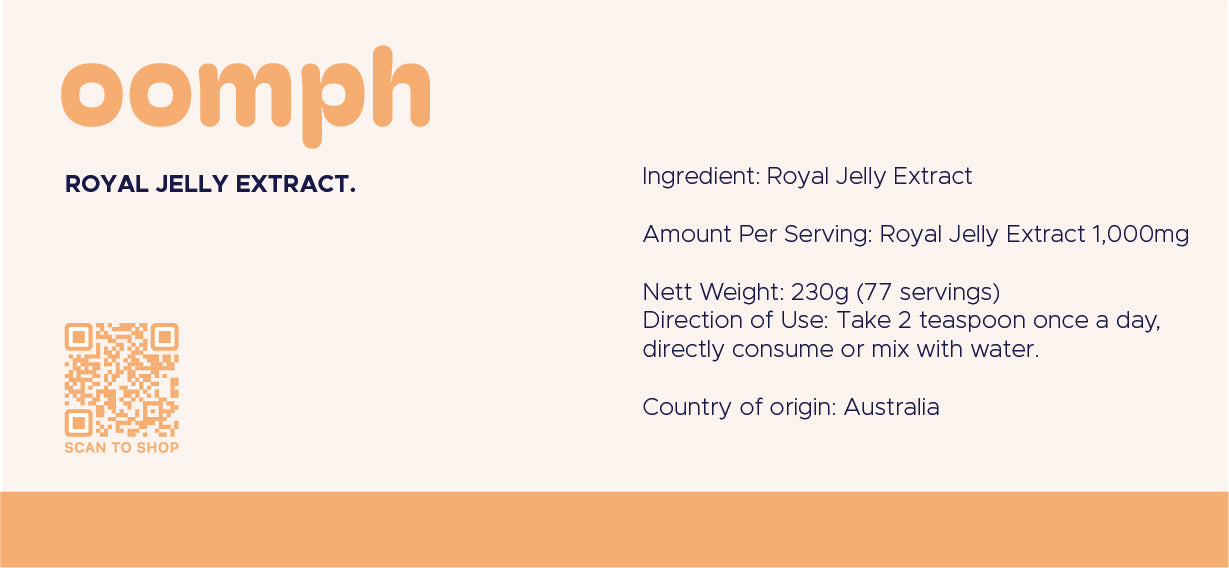 OOMPH Royal Jelly Extract 230g